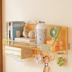 Wall-Mounted Mesh Storage Shelf | Kelmera
