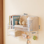 Wall-Mounted Mesh Storage Shelf | Kelmera