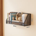 Wall-Mounted Mesh Storage Shelf | Kelmera