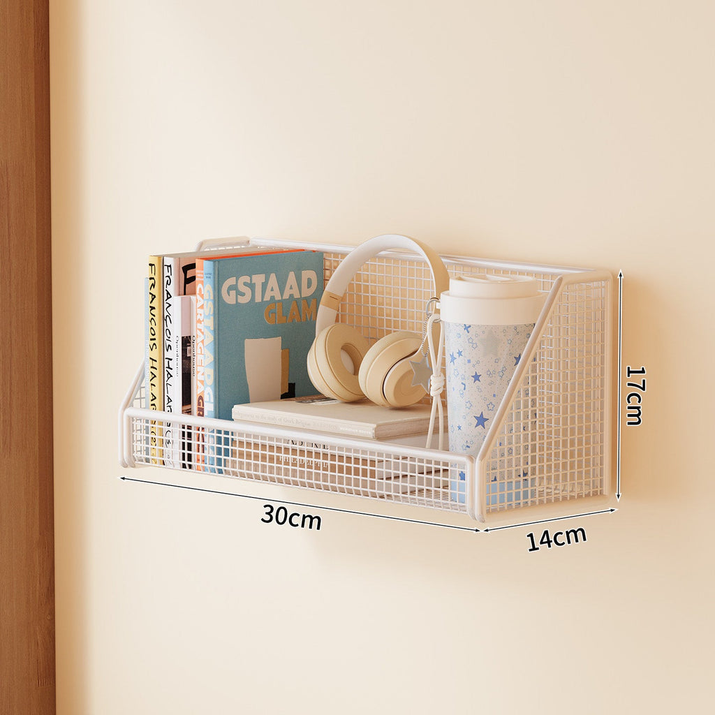 Wall-Mounted Mesh Storage Shelf | Kelmera