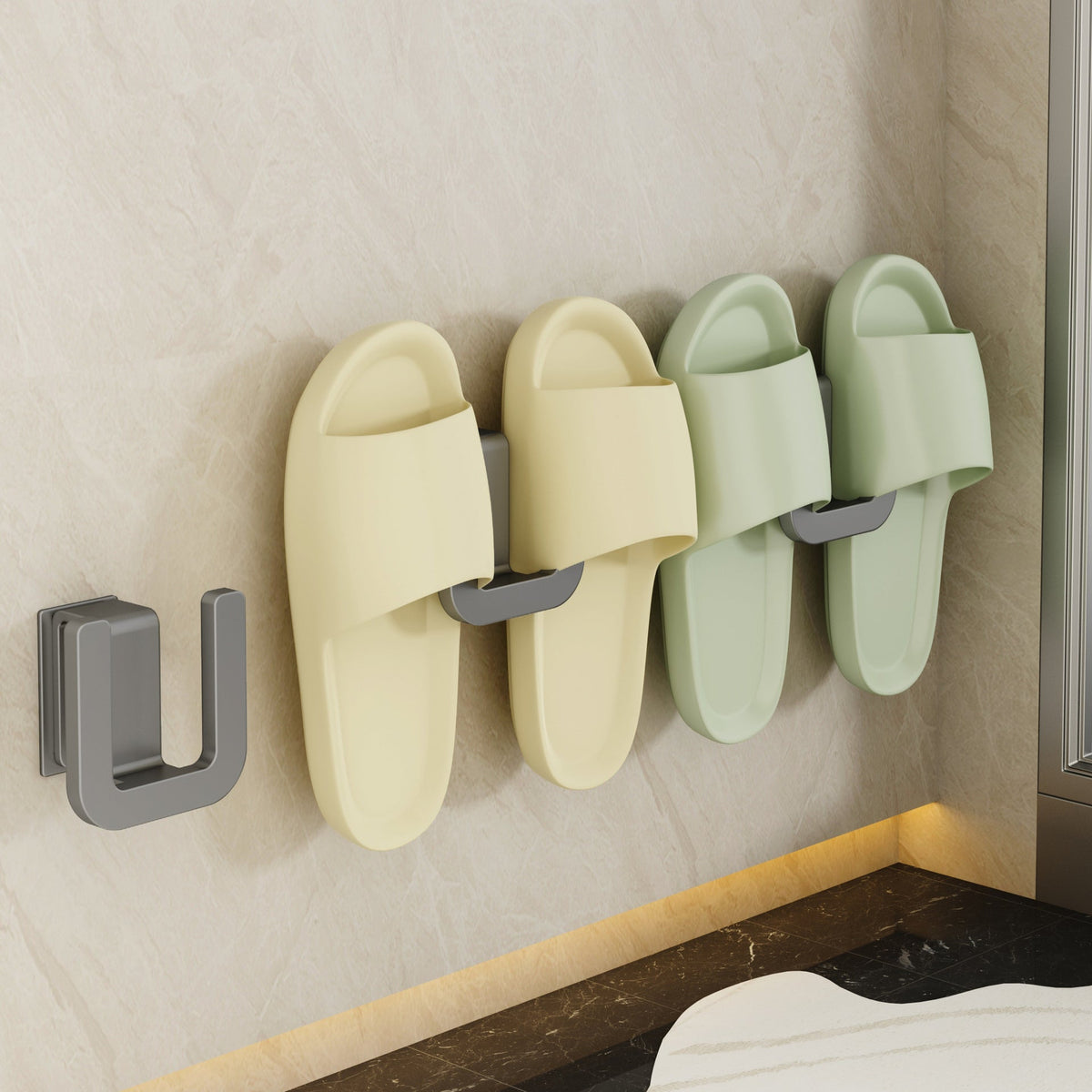 Wall-Mounted Shoe Organizer with Easily Accessible Holder | Kelmera