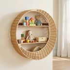 Wall Shelf made of Handcrafted Willow Material | Kelmera