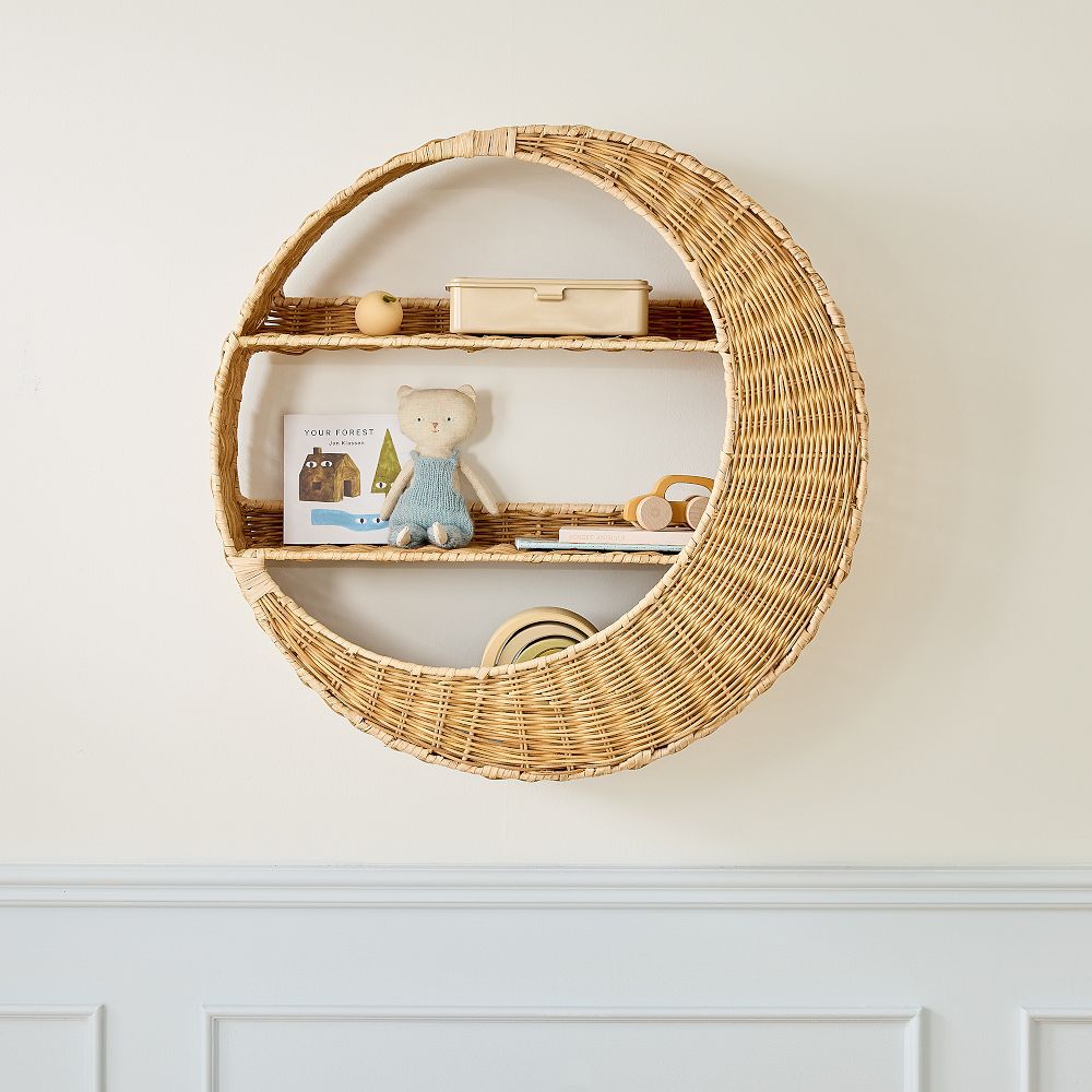Wall Shelf made of Handcrafted Willow Material | Kelmera