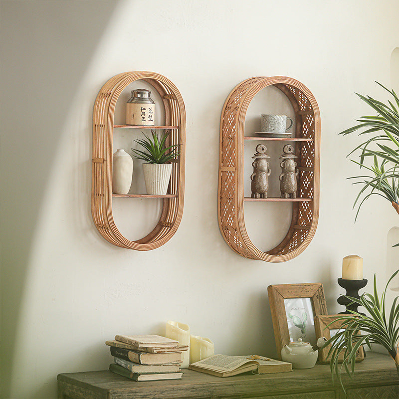 Wall Shelf made of Natural Rattan | Kelmera