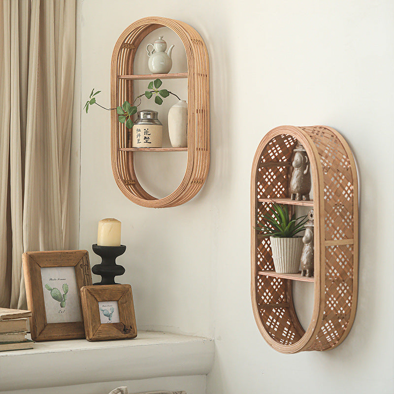 Wall Shelf made of Natural Rattan | Kelmera