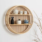 Wall Shelf made of Natural Rattan | Kelmera