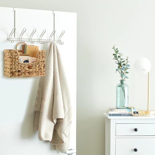 Wall Shelf made of Untreated Wood with Rattan Inserts | Kelmera
