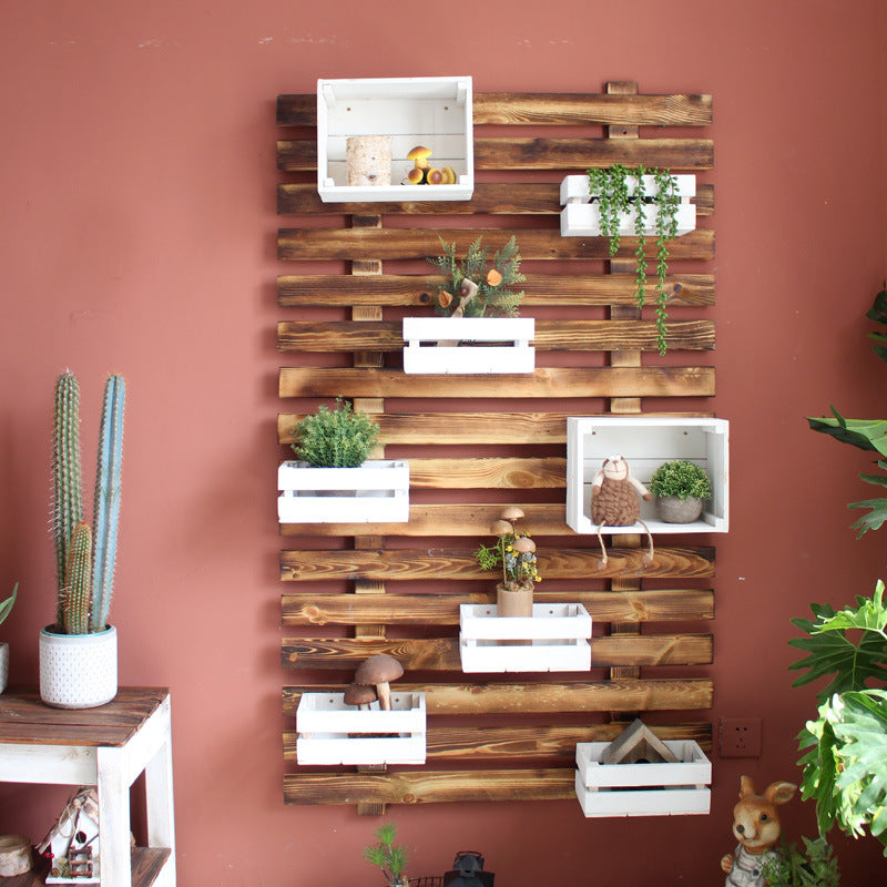 Wall Shelf System with Integrated Storage Boxes | Kelmera