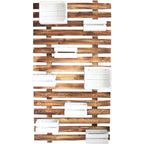 Wall Shelf System with Integrated Storage Boxes | Kelmera