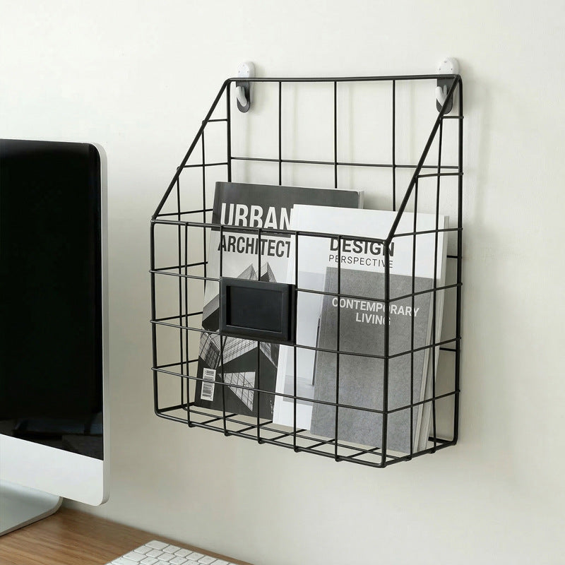Wall Shelf with Storage Basket | Kelmera