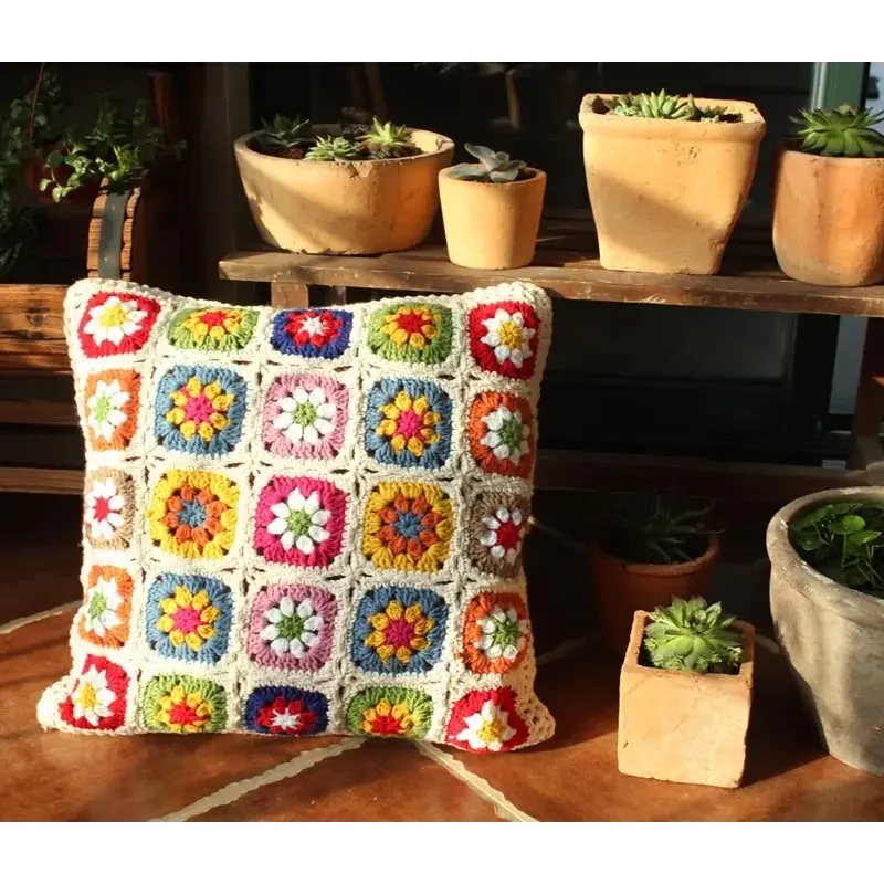 Wanderglen Crochet Pillow Case - Iron