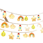 Waterproof Outdoor Rainbow Cloud LED String Lights | Kelmera