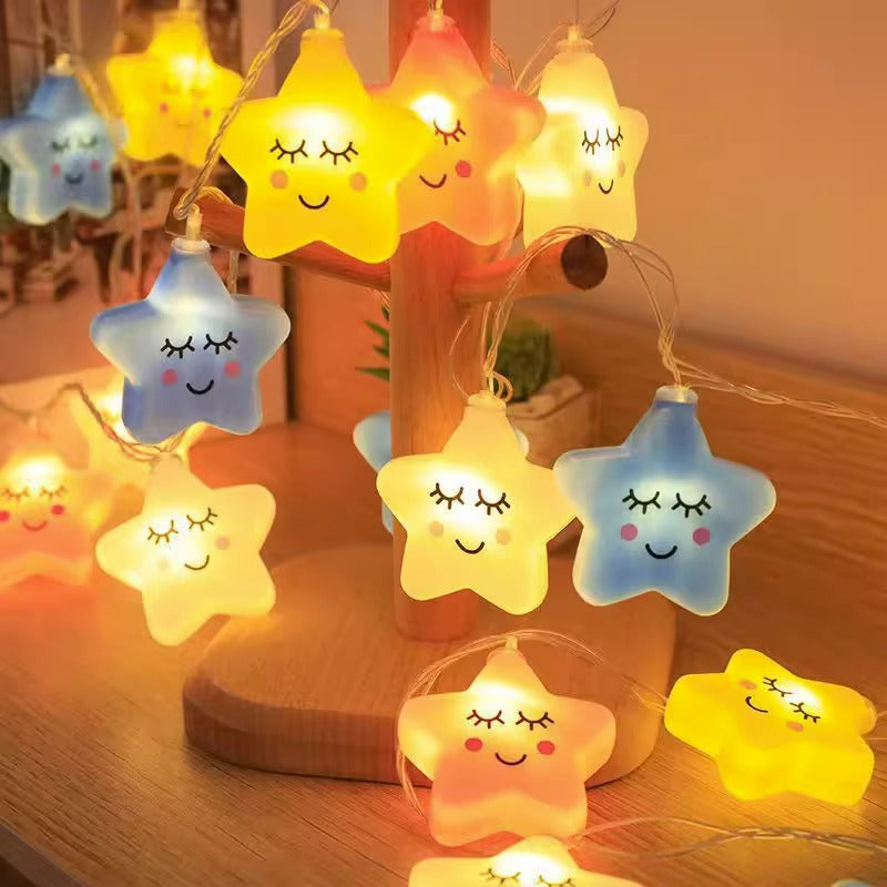 Waterproof Outdoor Rainbow Cloud LED String Lights | Kelmera