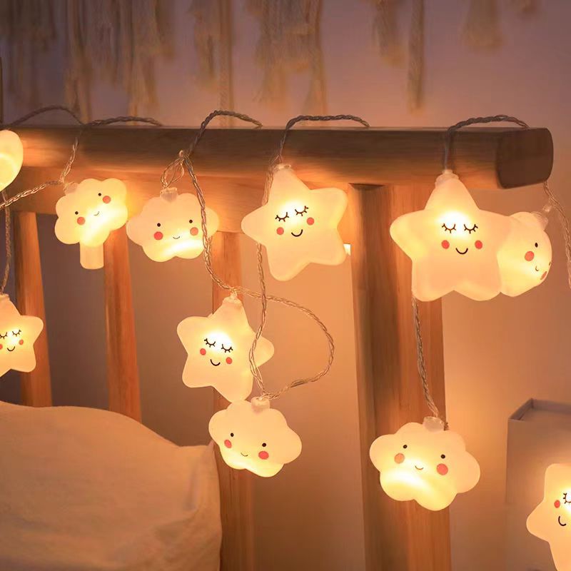 Waterproof Outdoor Rainbow Cloud LED String Lights | Kelmera
