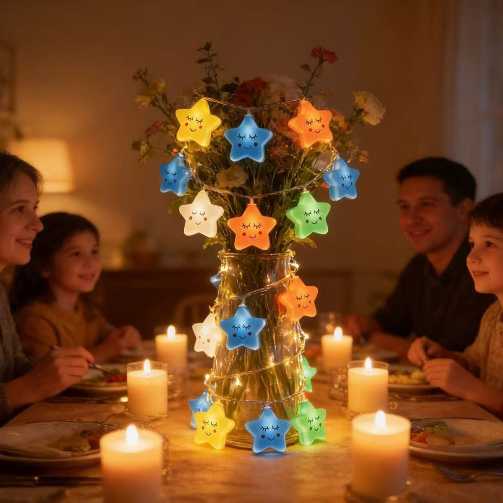 Waterproof Outdoor Rainbow Cloud LED String Lights | Kelmera