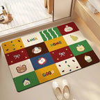 Welcome Home Cartoon Area Rug | Kelmera