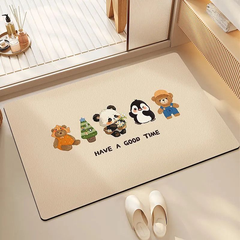 Welcome Home Cartoon Area Rug | Kelmera