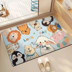 Welcome Home Cartoon Area Rug | Kelmera