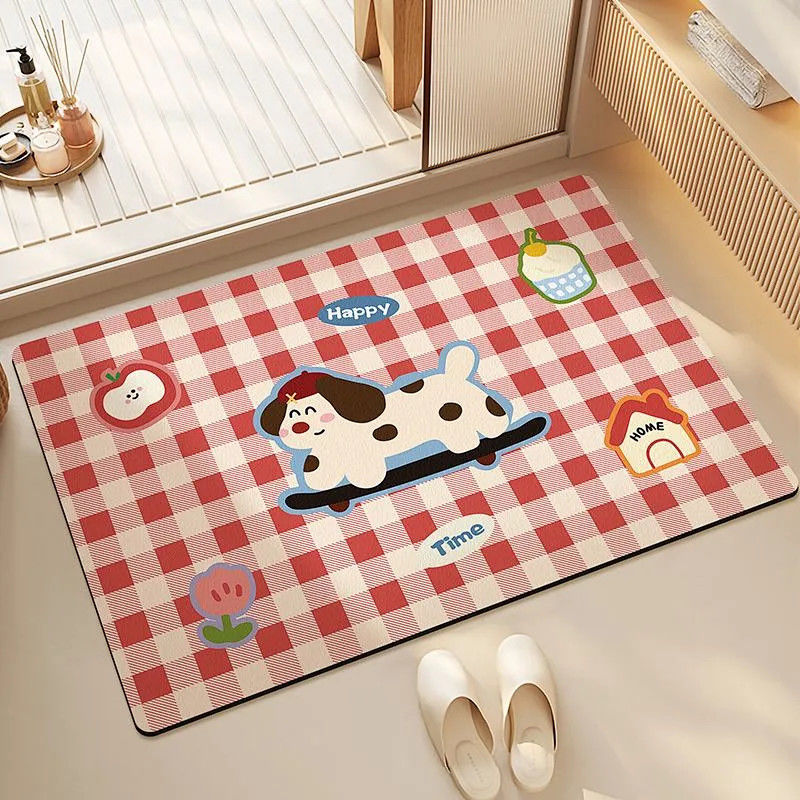 Welcome Home Cartoon Area Rug | Kelmera