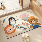 Welcome Home Cartoon Area Rug | Kelmera
