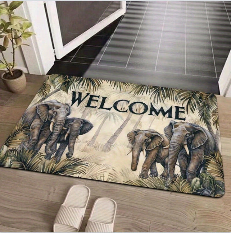 Welcome Mat Soft Textile Non Slip | Kelmera