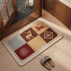 Welcome Mat with Cute Dog Design | Kelmera