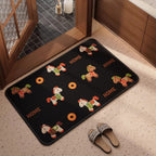 Welcome Mat with Cute Dog Design | Kelmera