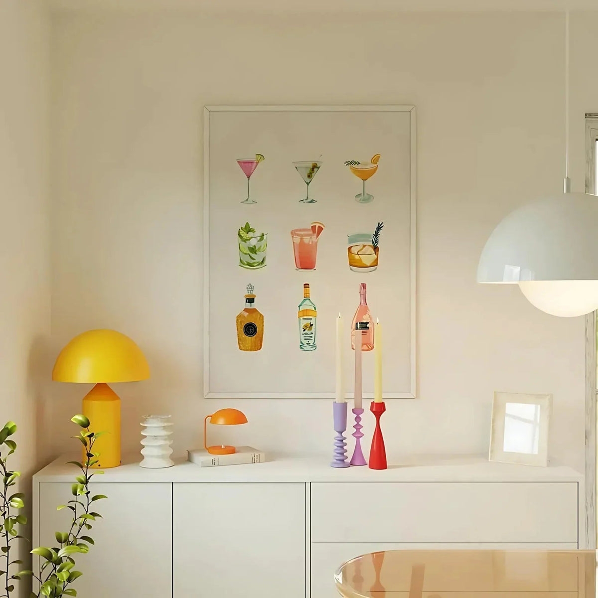 Wenndando to Cocktails Wall Prints