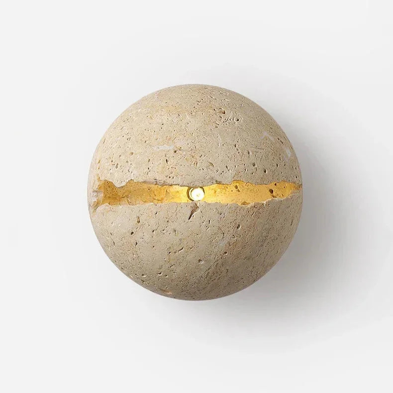 Wensella Travertine Wall Lamp