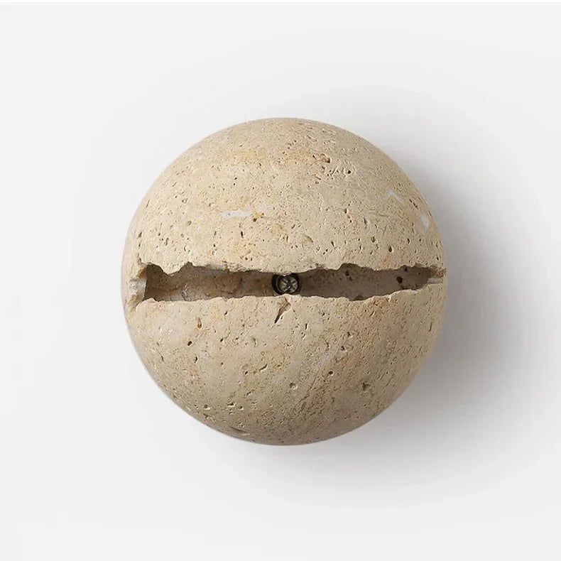 Wensella Travertine Wall Lamp