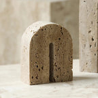 Wensona Travertine Bridge Bookend