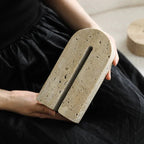 Wensona Travertine Bridge Bookend