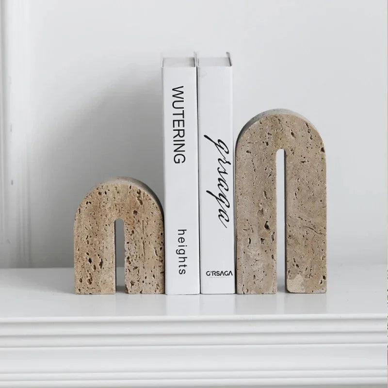 Wensona Travertine Bridge Bookend