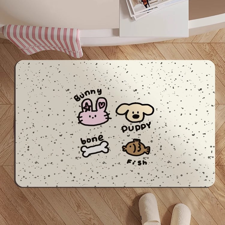 Whimsical Animal-Themed Bath Mat | Kelmera