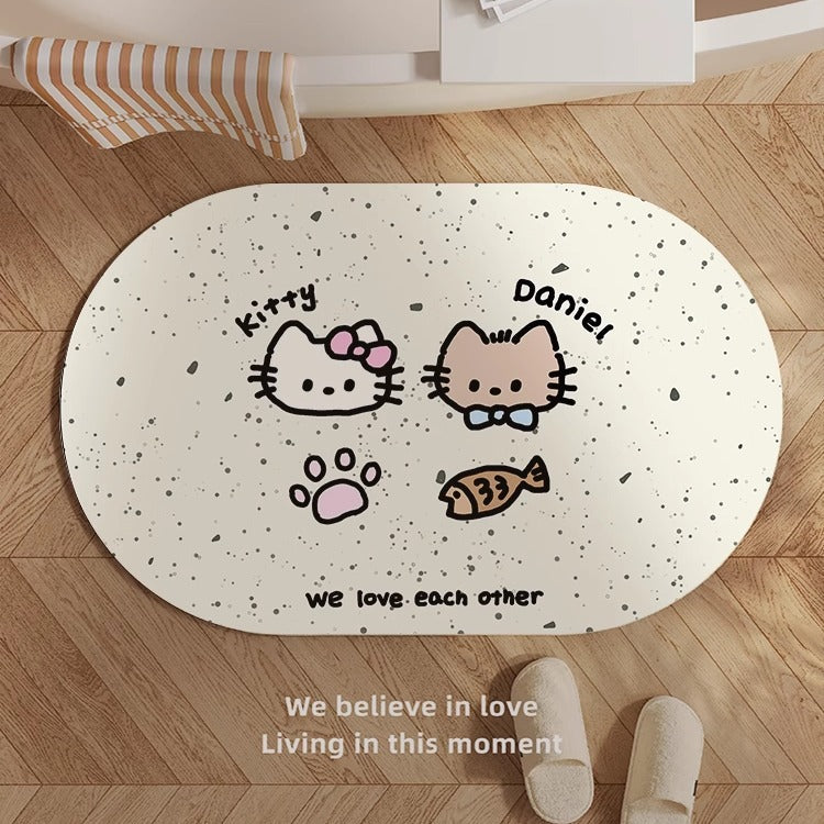 Whimsical Animal-Themed Bath Mat | Kelmera