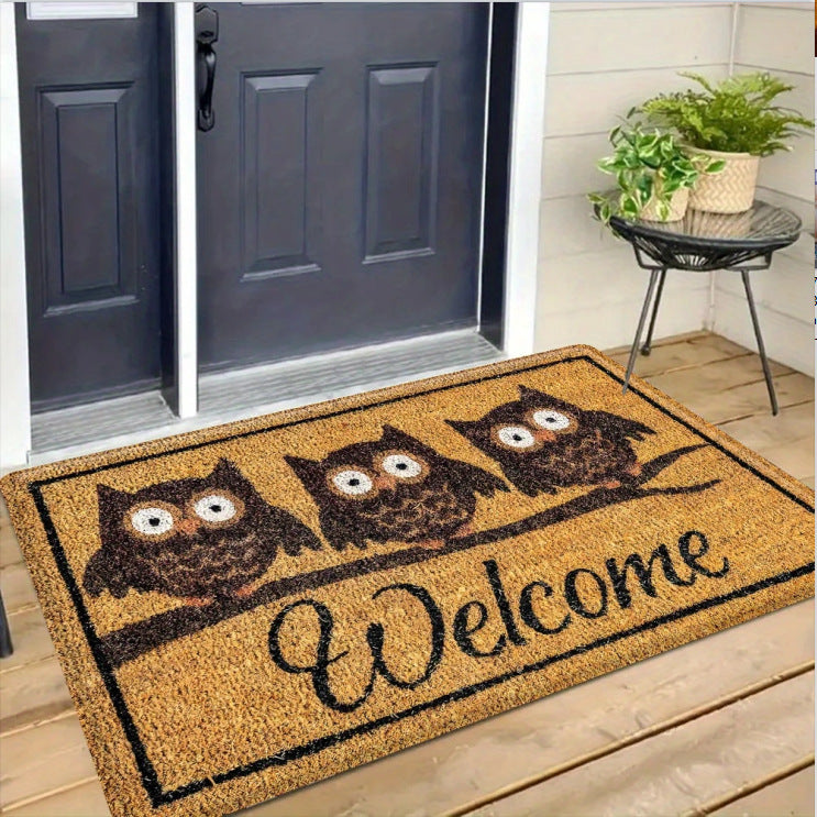 Whimsical Cartoon Entrance Mat | Kelmera