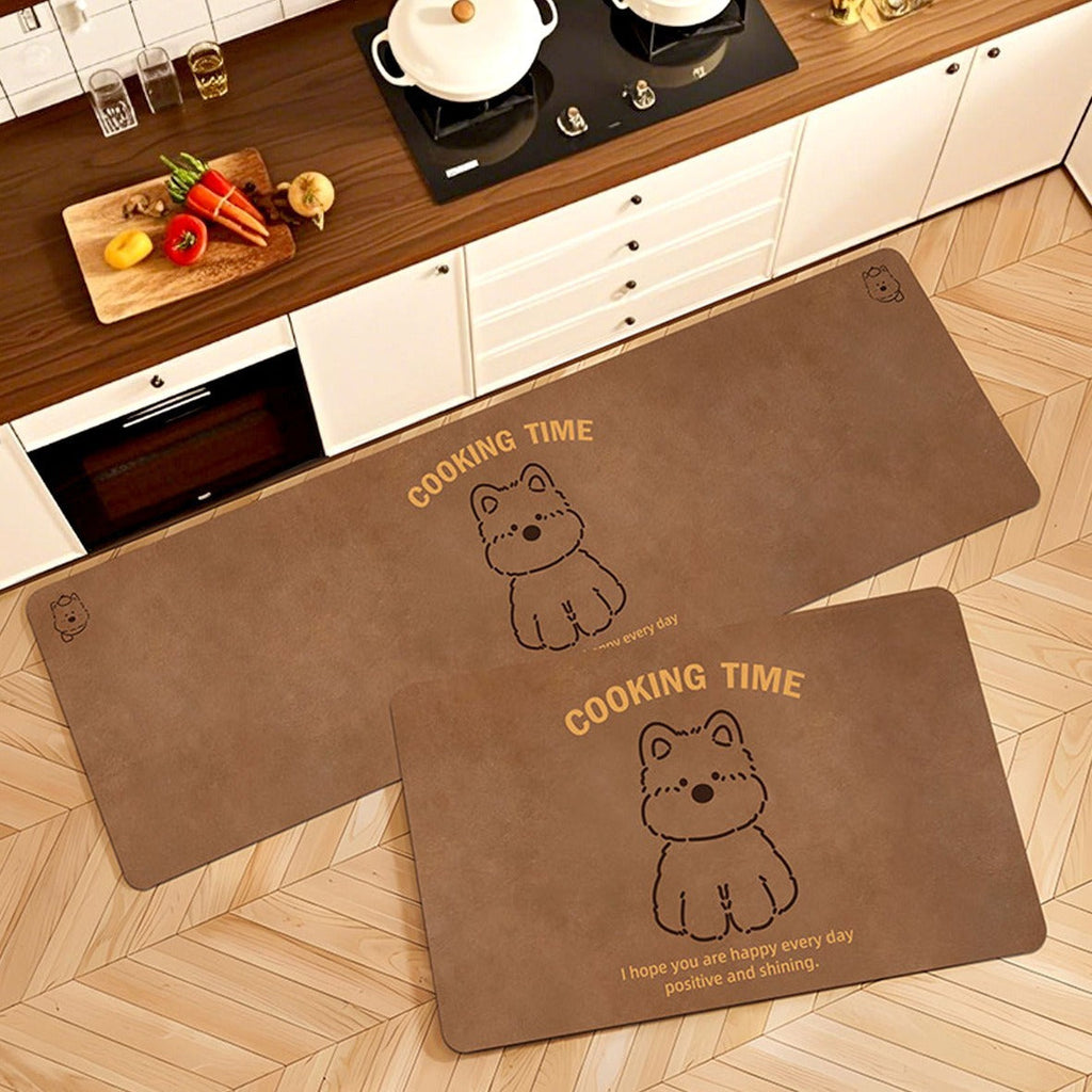 Whimsical Cooking-Themed Kitchen Mat | Kelmera