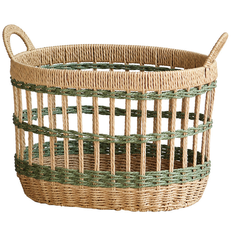 Wicker Basket Woven Natural Fiber Handcrafted | Kelmera