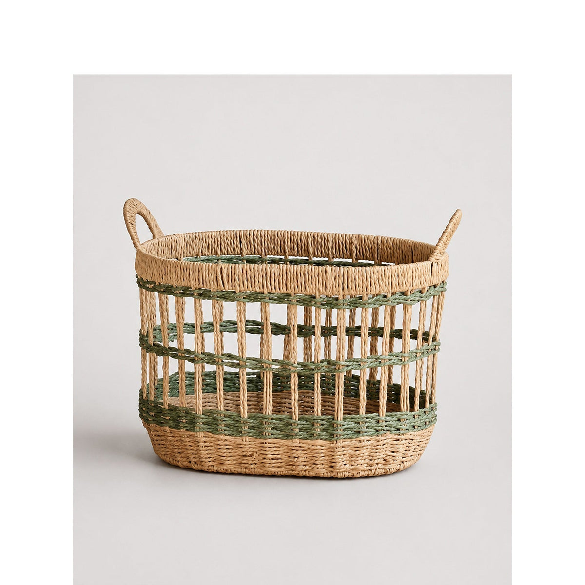 Wicker Basket Woven Natural Fiber Handcrafted | Kelmera