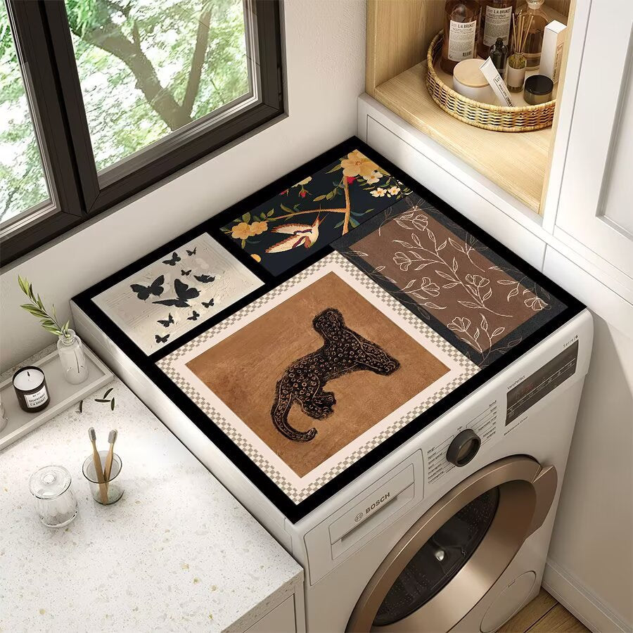 Wildlife-Themed Laundry Room Mat | Kelmera