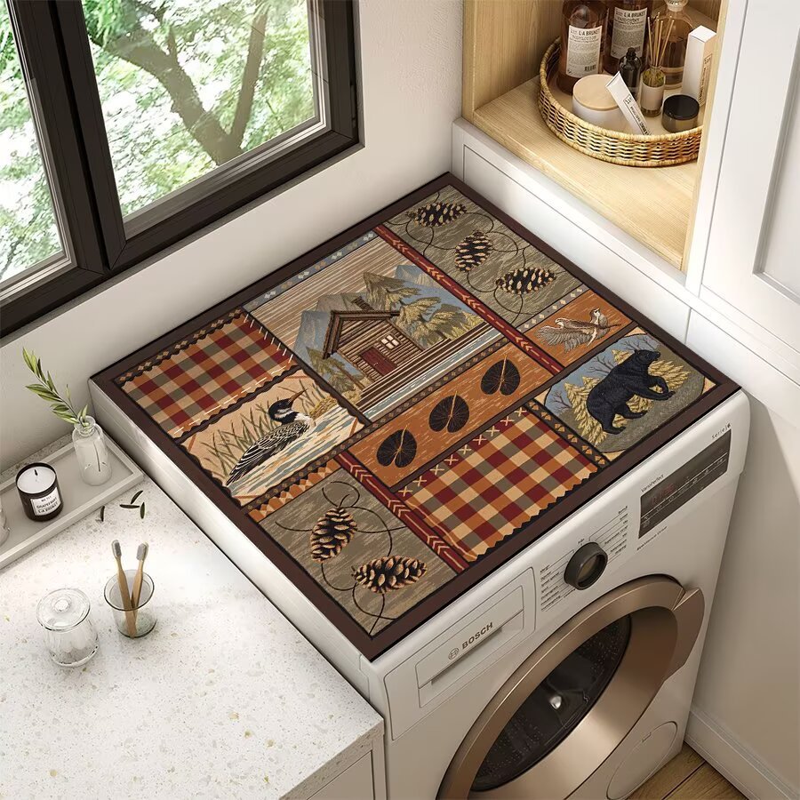 Wildlife-Themed Laundry Room Mat | Kelmera