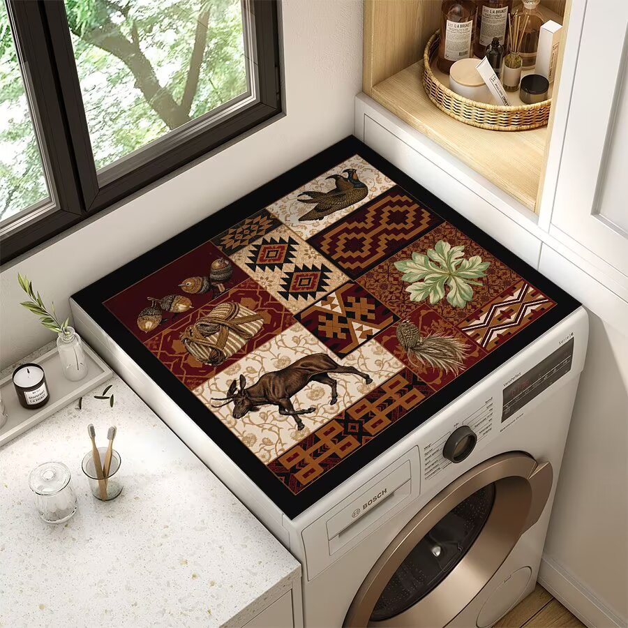 Wildlife-Themed Laundry Room Mat | Kelmera