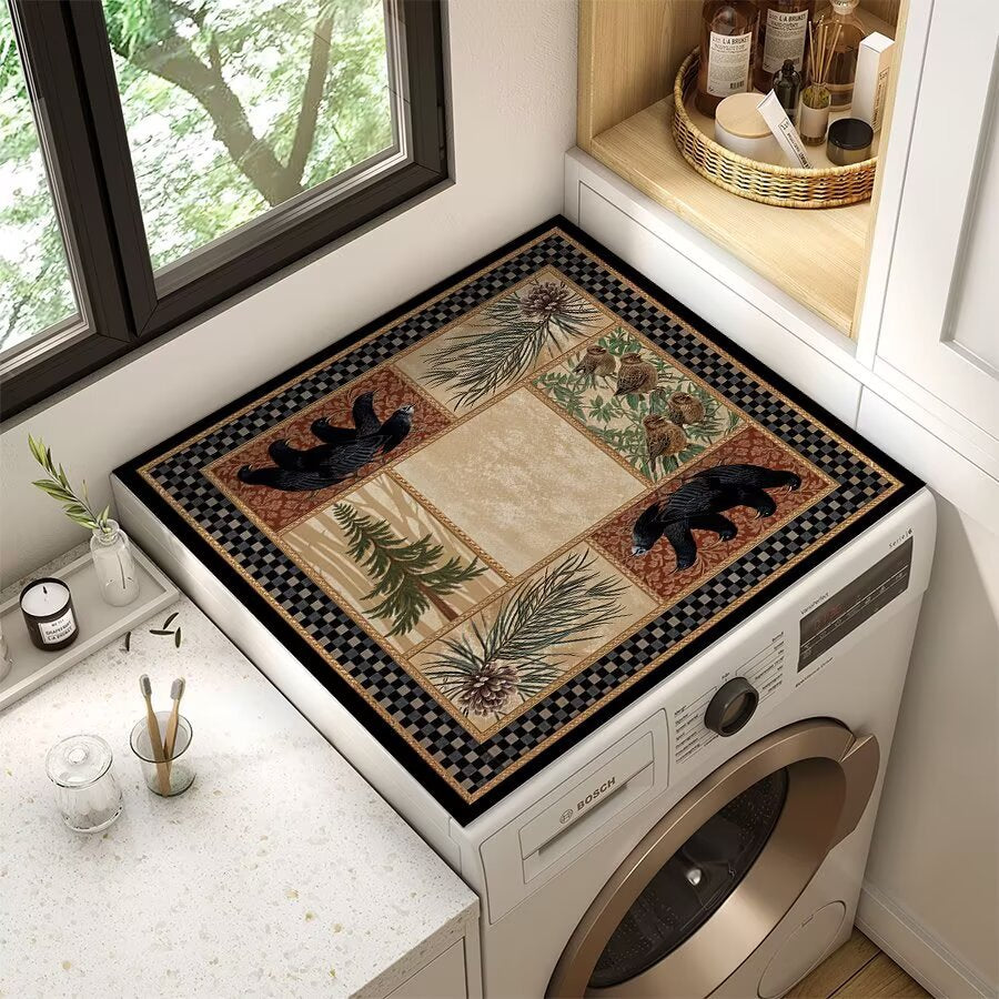 Wildlife-Themed Laundry Room Mat | Kelmera