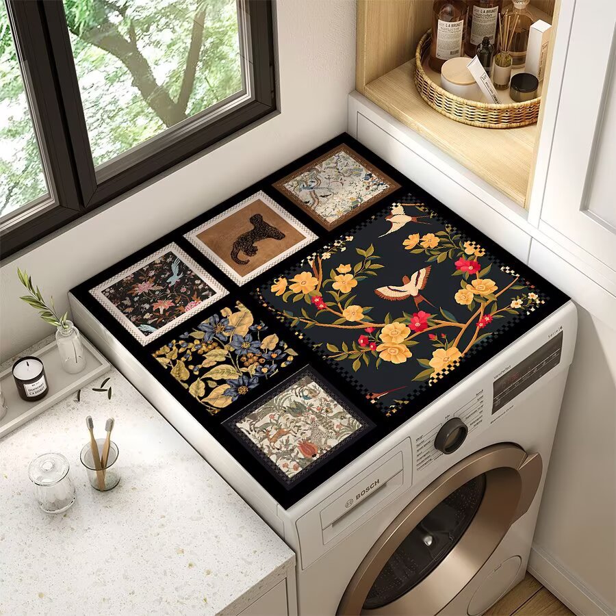 Wildlife-Themed Laundry Room Mat | Kelmera