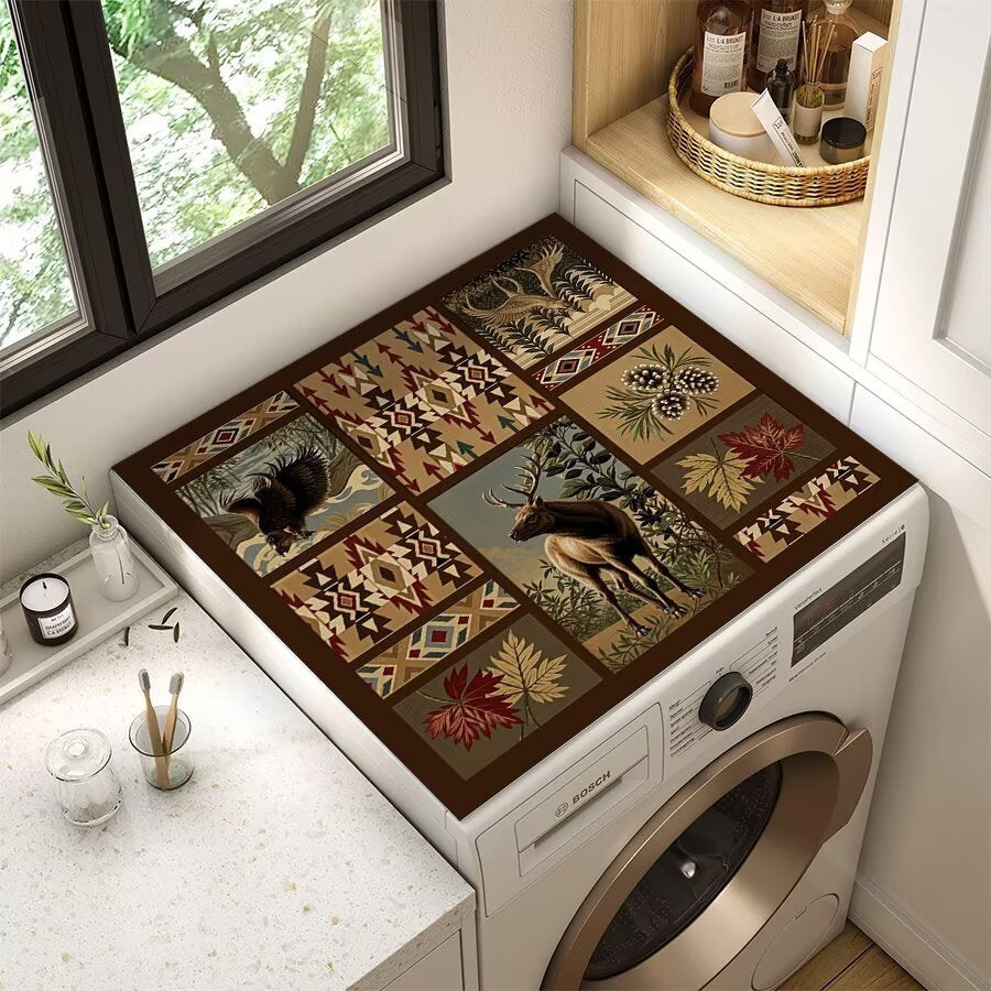 Wildlife-Themed Laundry Room Mat | Kelmera