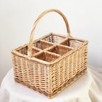 Willow Basket Woven Natural Fiber Handcrafted | Kelmera