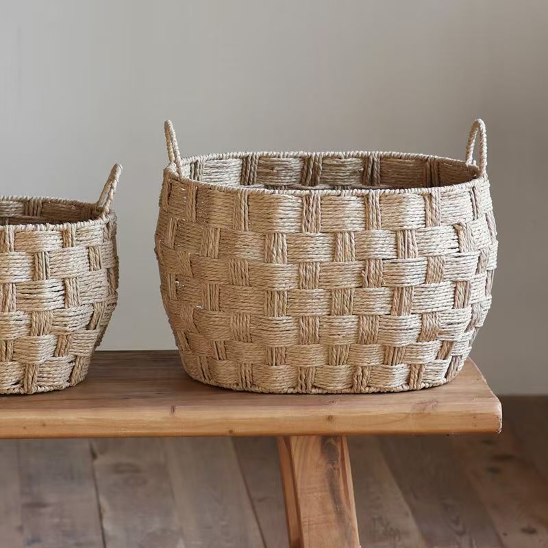 Willow Basket Woven Natural Fiber Soft Textile | Kelmera