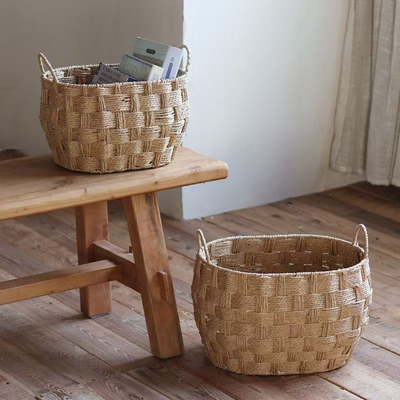 Willow Basket Woven Natural Fiber Soft Textile | Kelmera