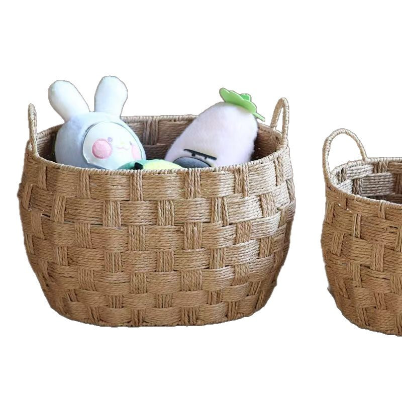 Willow Basket Woven Natural Fiber Soft Textile | Kelmera