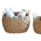 Willow Basket Woven Natural Fiber Soft Textile | Kelmera